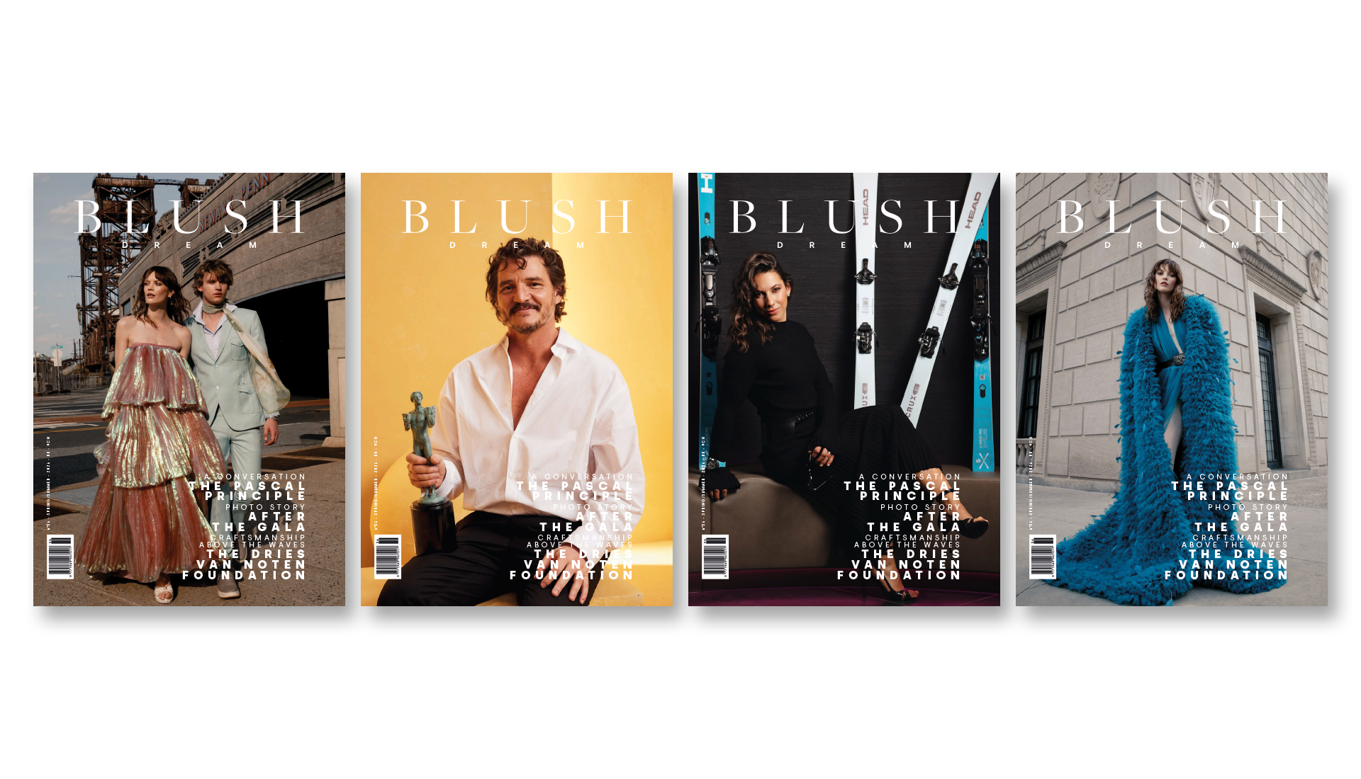 COVER MAGAZINE BLUSH DREAM 36 BLUSH EDITIONS PEDRO PASCAL Wendy Holdener Swiss alpine ski racer