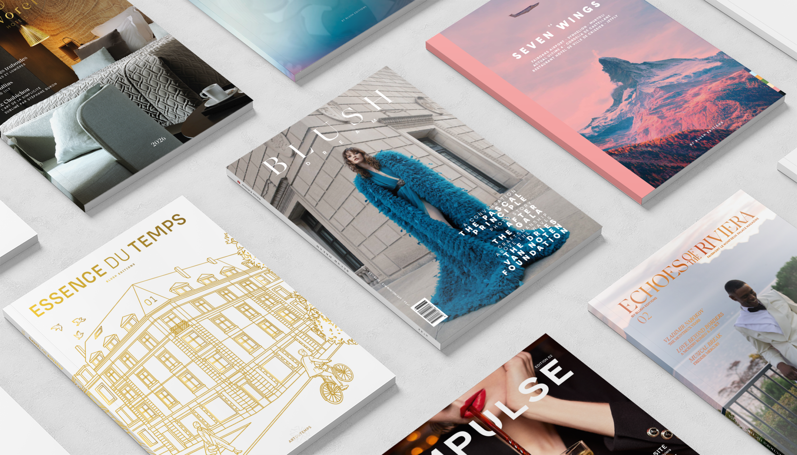 Blush editions magazine covers blush Dream
